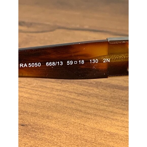 Ralph Lauren RA 5050 668/13 Tortoise Shell Frames only Brown 59-18-130 - Picture 5 of 8